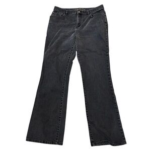 Ralph Lauren Charcoal Black Flare Jeans Size 14